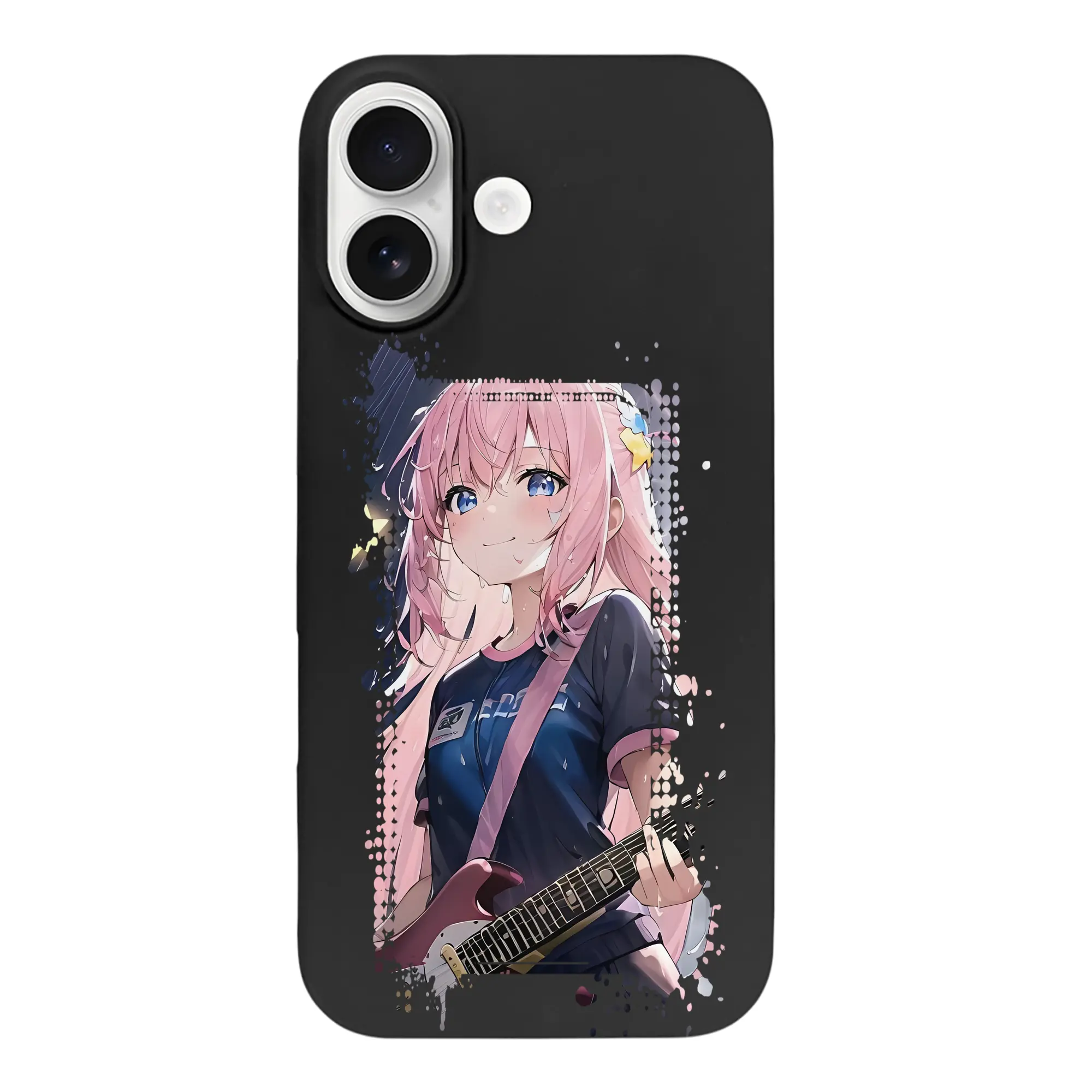 ぼっちざろっく！ グッズ,後藤ひとり - iPhone 17 シリーズ シリコンケース 薄型 耐衝撃 指紋防止 ソフトタッチカバー 精密フィット 傷防止 保護ケース iPhone 17/17 Air/17 Pro/17 Pro Max 対応